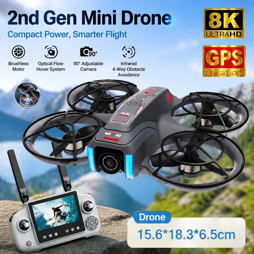 Mini Drone AE21 8K HD con Dopp - Drone Photogrammetry recensione e prezzo